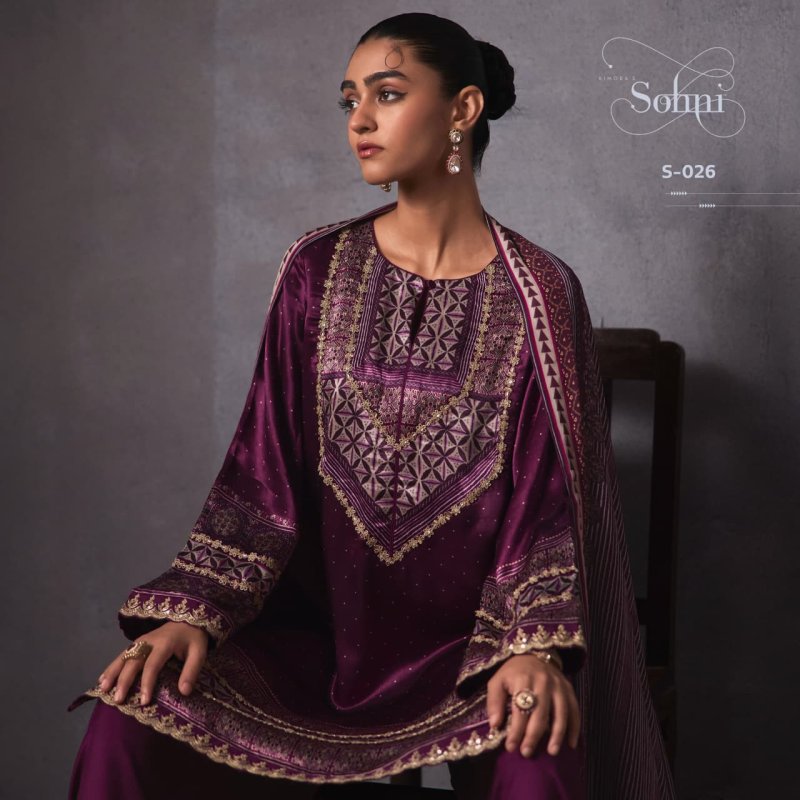 Lajjo By Kimora Sohni Gaji Silk Printed Salwar Suits
